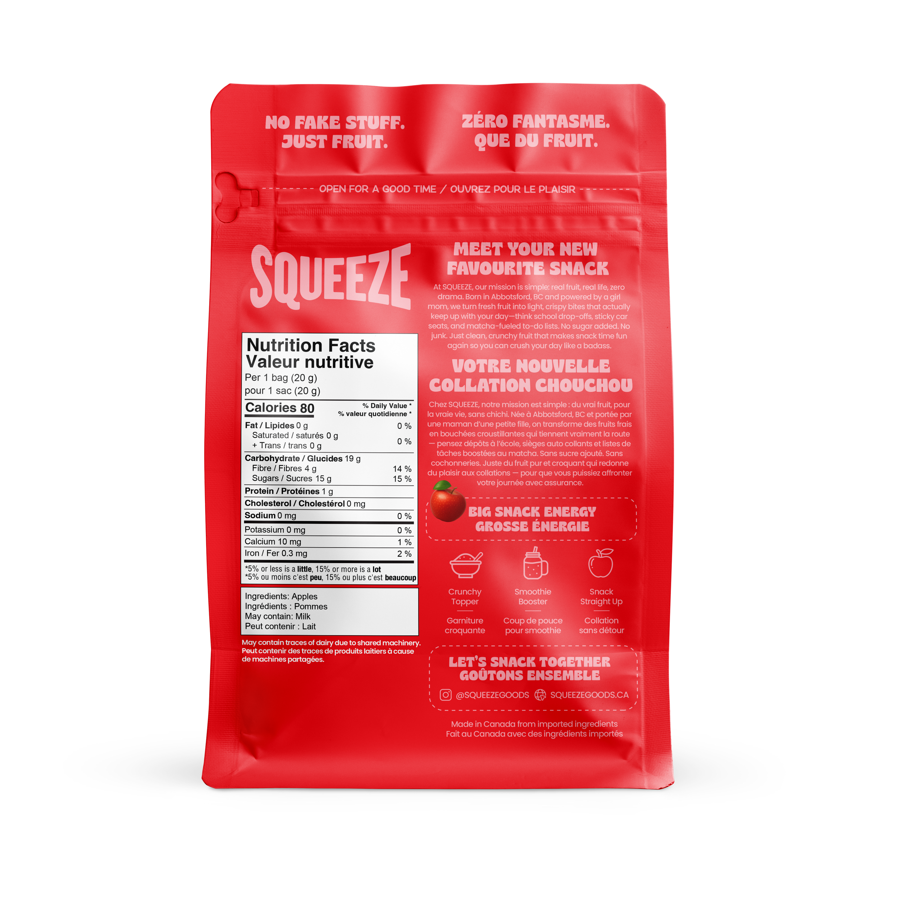 Apple Crunch back [sticker]